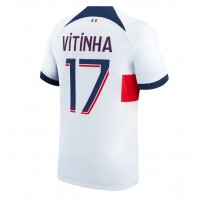 Dres Paris Saint-Germain Vitinha Ferreira #17 Preč 2023-24 Krátky Rukáv